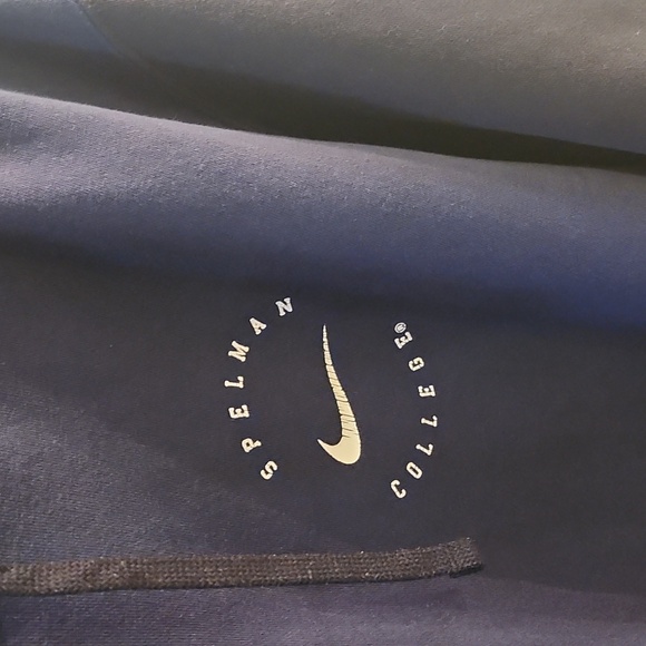 Nike Navy and Gray Hoodie with Spelman College Logo - Picture 7 of 7